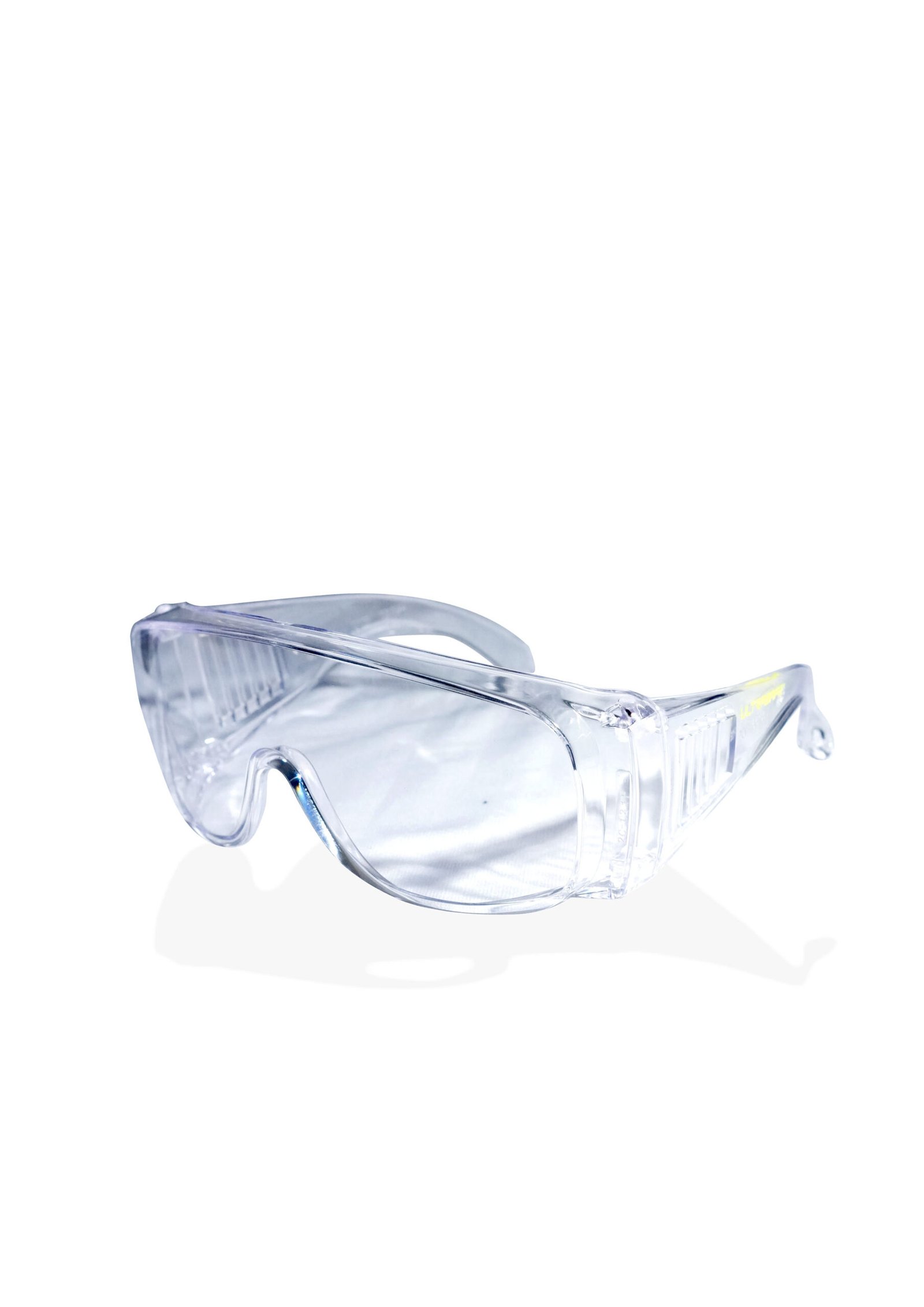 Sur-lunettes de protection transparentes (visiteurs)