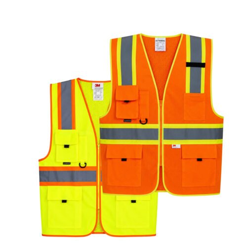 Gilet Haute Visibilité Multipoches – Réf. UGJ-1927 / UGO-1928